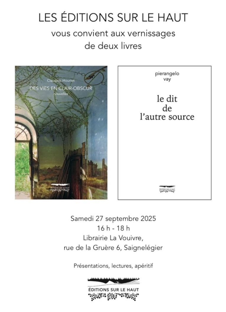 Double vernissage de Claudine Houriet et Pier.Angelo Vay