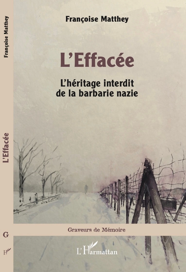 Couverture L'Éffacée, Françoise Matthey